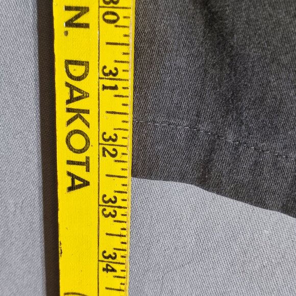 Volcom pants men's size 36X32 grey colour Vmonty straight lag Style# 11133S1 - Picture 14 of 14